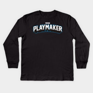 WIDE PLAYMAKER Kids Long Sleeve T-Shirt